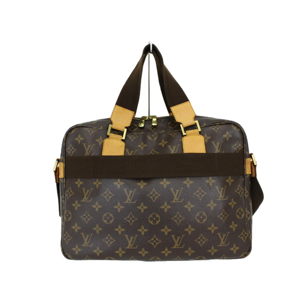 Louis Vuitton Bosphore Brown Sac Shoulder Handbag Monogram Bag Business Canvas